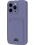 iPhone 16 Plus Kılıf Kelvin Kartvizitli Silikon - Lila - A2287-1148 1