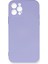 iPhone 12 Pro Max Kılıf Nano Içi Kadife Silikon - Lila - A3302-1092 1