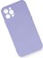 iPhone 12 Pro Max Kılıf Nano Içi Kadife Silikon - Lila - A3302-1092 2