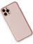 iPhone 11 Pro Max Kılıf Coco Deri Silikon Kapak - Pudra - A6388-7271 3