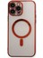 iPhone 13 Pro Max Kılıf Magneticsafe Lazer Silikon - Kırmızı - A3834-9892 2
