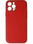 iPhone 12 Pro Kılıf Coco Deri Silikon Kapak - Kırmızı - A2066-2384 1