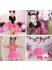 Pembe Fiyonklu Minnie Mouse Tacı Mini Kulak 2