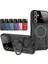 Samsung Galaxy S25 Kılıf Joy Lens Standlı Kapak - Mor - A5360-7501 2