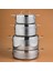 Power Steel 316+ 3ply Apollo Indüksiyon Tabanlı 8 Parça Çelik Tencere Seti 1