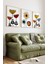 Dekorize Mdf Tablo Seti 3 Parça 3 Mm- Çerçeveli Tablo Seti Salon Oturma Odası Için Duvar Dekoru 3044 23 x 32 2