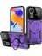 Xiaomi Redmi Note 12 Pro 4g Kılıf Joy Lens Standlı Kapak - Mor - A9611-6990 1