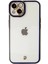 iPhone 14 Plus Kılıf Liva Lens Silikon - Mavi - A3681-3940 2