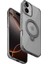 Apple iPhone 16 HBC-338 Andes Magsafe Standlı Kapak - Gri 1