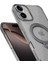 Apple iPhone 16 HBC-338 Andes Magsafe Standlı Kapak - Gri 2