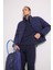 Fit Su İtici Rüzgar Geçirmez Regular Fit Dik Yaka Fermuarlı Cepli Kışlık Mont E9219AX25AU 1