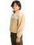 Erkek Çocuk Fermuarlı Yaka Nakışlı Pelüş Sweatshirt G2946A825WN 3