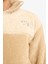 Erkek Çocuk Fermuarlı Yaka Nakışlı Pelüş Sweatshirt G2946A825WN 4