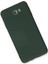 Samsung Galaxy J7 Prime Kılıf Nano Içi Kadife Silikon - Koyu Yeşil - A6337-2557 2