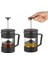 Siyah Cam French Press 420 ml 2