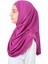 Pratik Hazır Geçmeli Boneli Çocuk Şal Fuşya 3