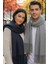 Unisex Yumuşak Dokulu Püsküllü Kışlık Buklet Atkı Şal 2'li Set 4