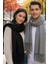 Unisex Yumuşak Dokulu Püsküllü Kışlık Buklet Atkı Şal 2'li Set 1