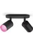 Fugato Çift Spot Renkli Akıllı LED Armatür, Siyah, 2X4.2W 2