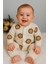 Tuembaby %100 Pamuk Aslan Manşetli Uzun Kollu Çıtçıtlı Unisex Bebek Tulumu 1
