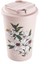 Kake Pembe Çiçek Desenli Paslanmaz Çelik Termos Bardak 380ML 1
