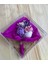 Mini Buket Mari Flowers Özel Tasarım Arkadaşa,sevgiliye Hediye Şeffaf Özel Kutuda 1