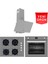 ve Afm Tech Marka / Greysa Antrasit - Gri Turbolu Ankastre Set (D088 + FM2210 + FM7710) 1