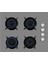 ve Afm Tech Marka / Greysa Antrasit - Gri Turbolu Ankastre Set (D088 + FM2210 + FM7710) 4