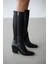 Alyenne Yandan Fermuarlı Kadın Çizme- Siyah 2