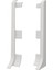 Linela Pvc Süpürgelik Açık Gri - LNL413 Bitiş Kapağı Aksesuarı (1 Paket - 2 Adet) 1