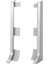 Linela Pvc Süpürgelik Gümüş - LNL411 Bitiş Kapağı Aksesuarı (1 Paket - 2 Adet) 1