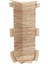 Linela Pvc Süpürgelik Adelaide Meşe - LNL410 Iç Köşe Aksesuarı (1 Paket - 2 Adet) 1