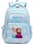 Dondurulmuş Anna Elsa Öğrenci Sırt Çantaları Okul Çantası Su Geçirmez Kadınlar Sırt Çantası Seyahat Çantası Okul Çantası Genç Kızlar Kitap Çantası Renk: Blue1 (Yurt Dışından) 1