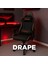 KL-R16 Drape Üst Seviye Terletmez Kumaş Siyah Gaming Oyuncu Koltuğu 1