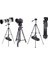 Telefon ve Fotoğraf Makinesi Takılabilen Bluetooth Kumandalı 138 cm Taşıma Çantalı Tripod 2