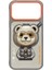 iPhone 17 Pro Uyumlu Magsafe Stant Özellikli 3D Gözlük Fermuar Bear Detaylı Cool Cute 2.0 Kılıf 11A 1