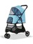 Depomix Eurodog Katlanabilir Köpek Arabası Mavi 74,5X52,2X98 cm 1
