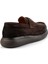 Kahve Hakiki Deri Erkek Loafer Ayakkabı E01901600402 3