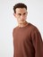 Kahverengi Erkek Sweatshirt LF2037183 4
