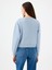 Açık Mavi Kadın Sweatshirt LF2041105 3