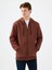 Regular Fit Kahverengi Erkek Sweatshirt LF2034270 1