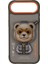 iPhone 17 Air Uyumlu Magsafe Stant Özellikli 3D Gözlük Fermuar Bear Detaylı Cool Cute 2.0 Kılıf 11A 1