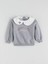 Lcw Kids Gri Bebe Yaka Kız Çocuk Sweatshirt ve Eşofman Altı 2