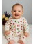Tuembaby %100 Pamuk Meyve Baskılı Uzun Kollu Çıtçıtlı Unisex Bebek Tulum 1