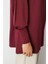 Premium Rayon Balon Kol Mürdüm Triko Kazak 5