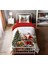 Yılbaşı Noel Baba Temalı Tek Kişilik Nevresim Takımı 1