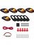 9 LED Araç Kabi Çatı Isisteri Kamyon Suv LED Dc 12V Siyah Füme Lens Amber Lamba Araç Harici Işıklar (Yurt Dışından) 1