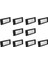 10X Halojen Plakası Passat B6 B7 Jetta Mk6 Tiguan Touran Sharan Golf Plus Seat Alhambra 5N0943021 (Yurt Dışından) 1