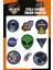 Ütü ile Yapışan Dokuma Arma Seti Patch Yama Uzay, Nasa, Roket, Astronot, Yıldız, Space Modeli 1