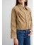 Süet Bomber Ceket Bej 3
